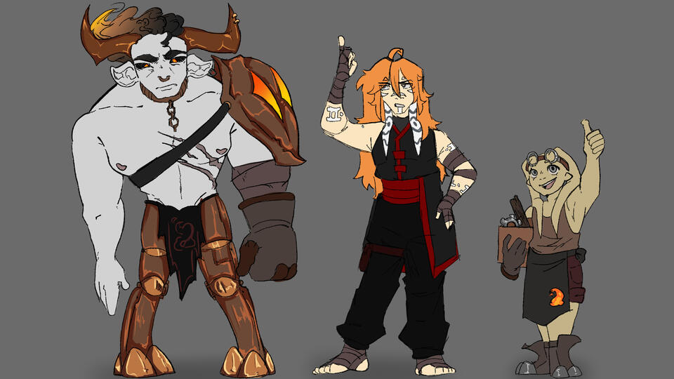 Character design course lineup 1